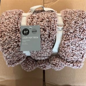 Luxury Pom Throw Cozy and Comfort